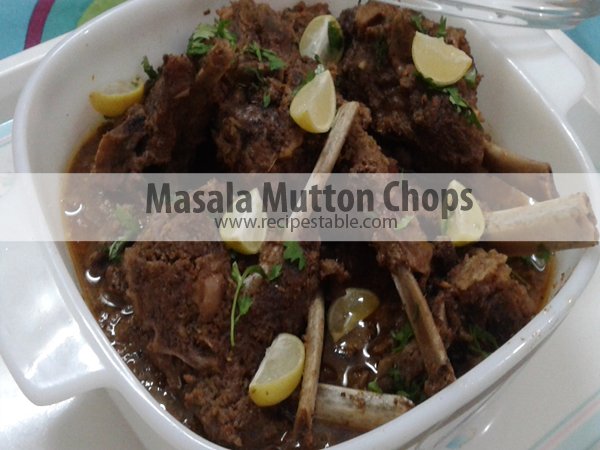Masala Mutton Chops