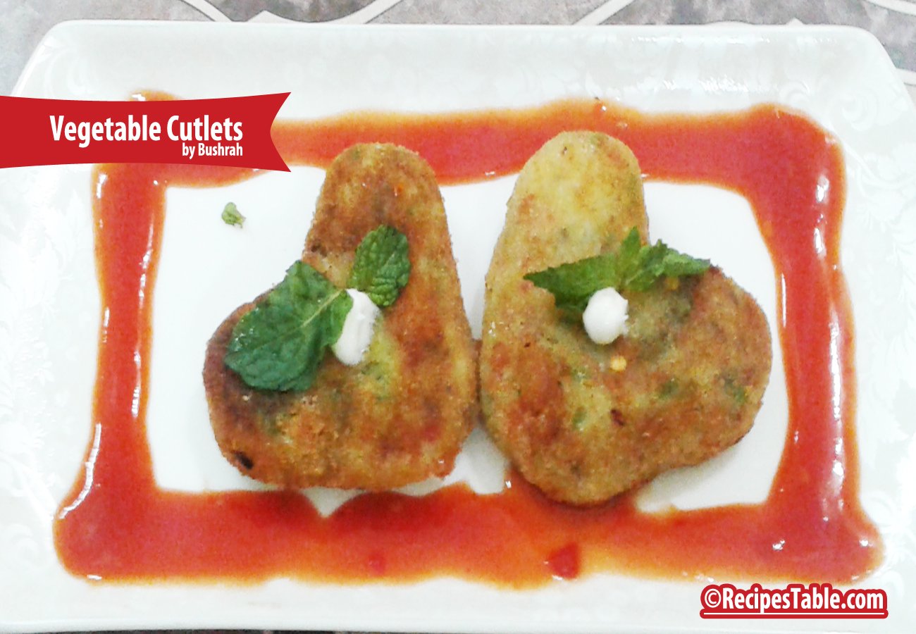 Vegetable Cutlets recipe
