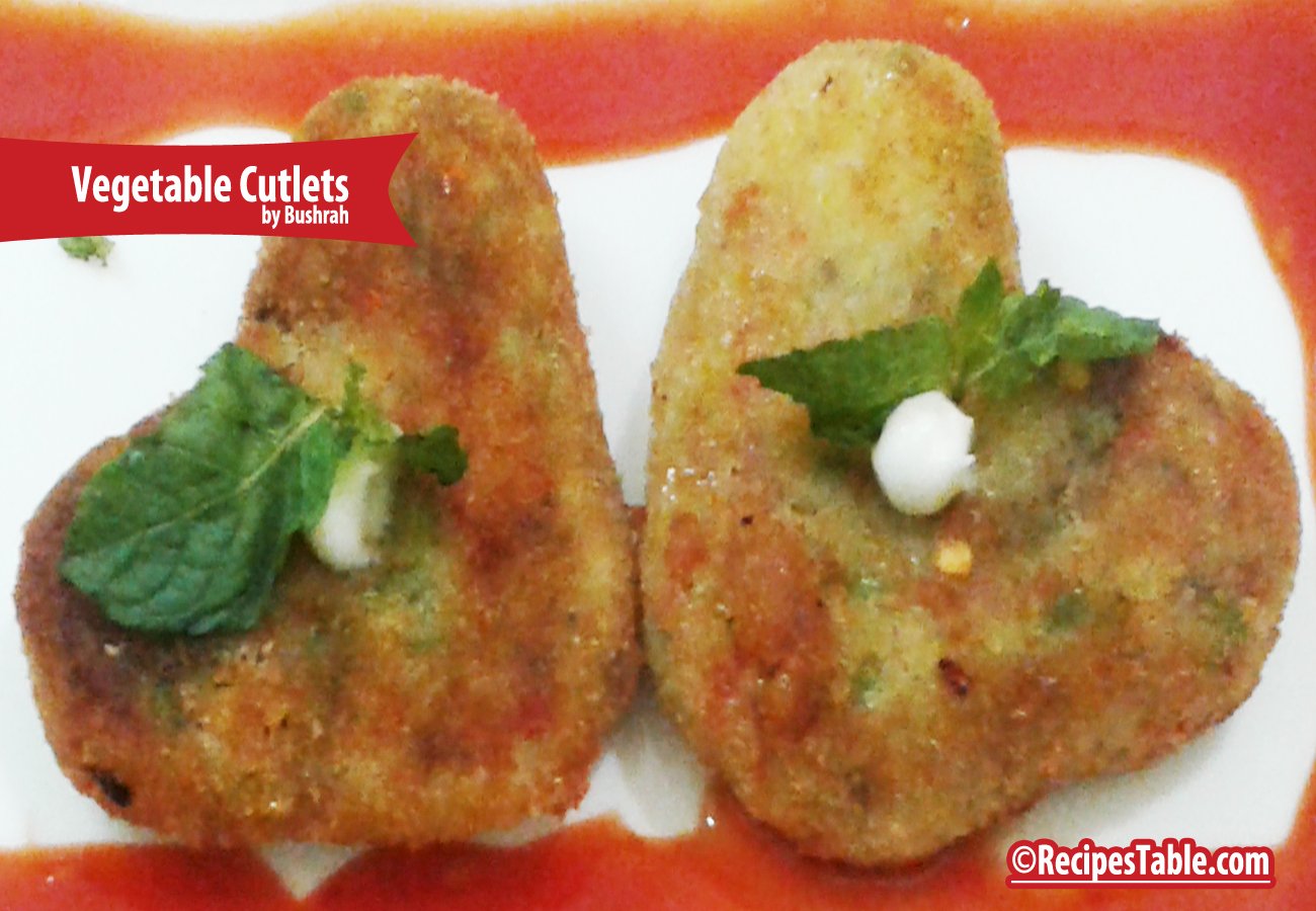 Vegetable Cutlets recipe