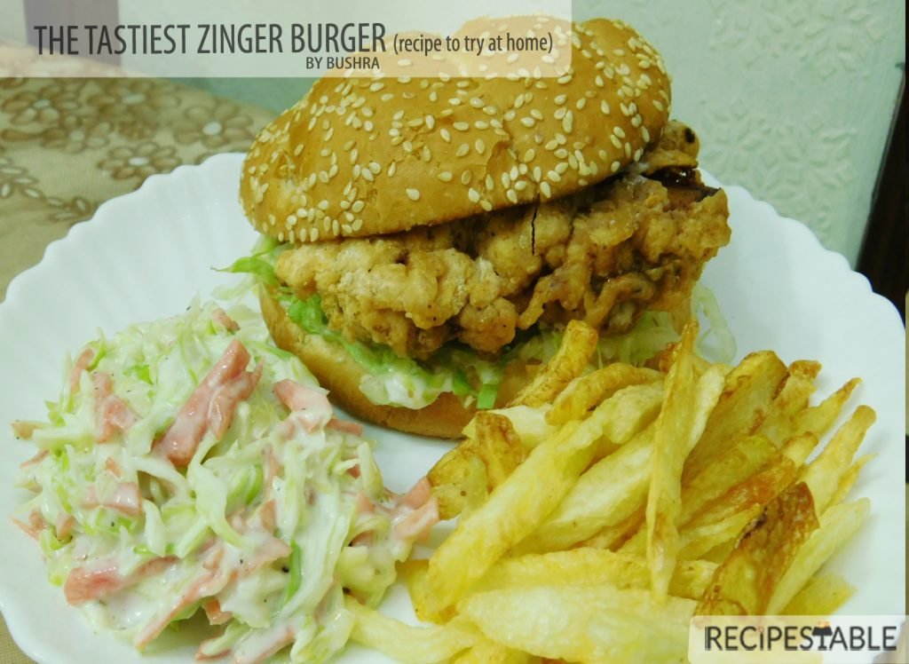 The Tastiest Zinger Burger Recipe to Try at Home