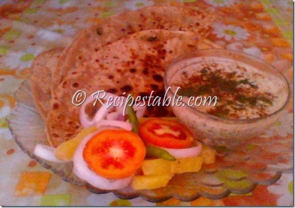 Spicy Chicken Paratha recipe