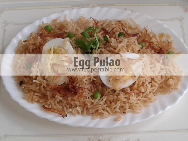 Egg Pulao Recipe