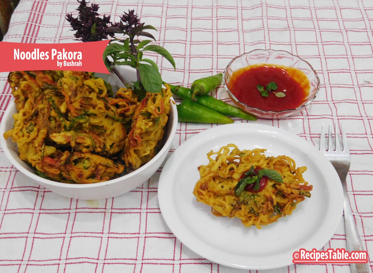 Noodles Pakora recipe