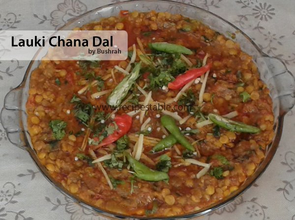 Lauki Chana Dal Recipe