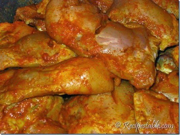 Marinate tikka