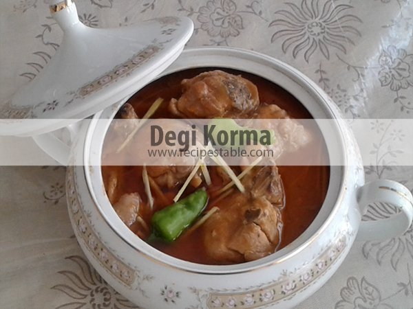 Degi Korma Recipe