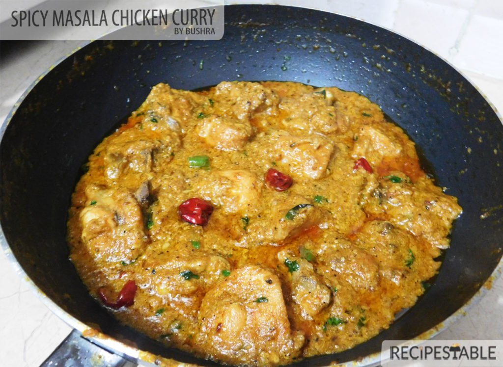 Spicy Masala Chicken Curry Recipe