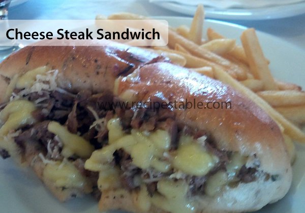 Cheese Steak Sandwich Recipe