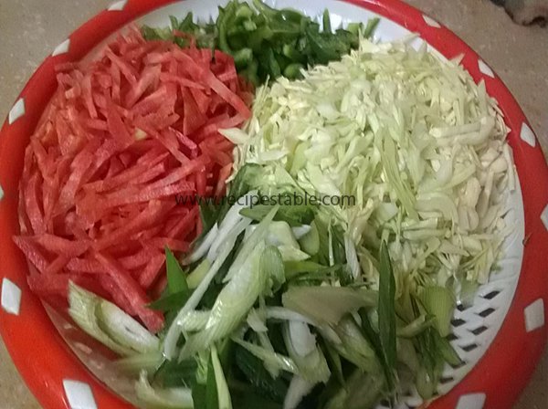 colorful vegetables