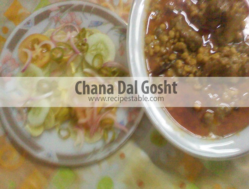 Chana Dal Gosht Recipe
