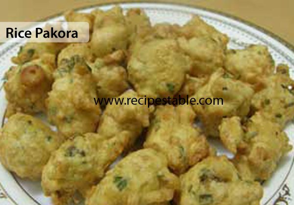 Rice Pakora Recipe