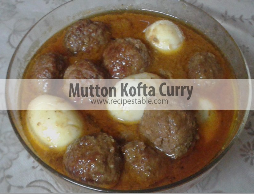 Mutton Kofta Curry Recipe