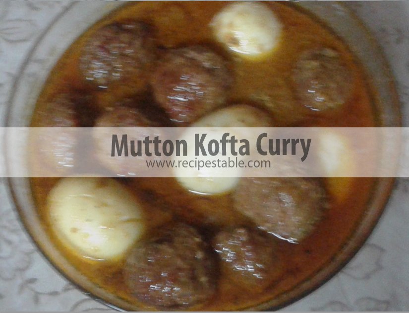 Mutton Kofta Curry Recipe