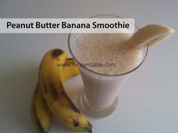 Peanut Butter Banana Smoothie Recipe