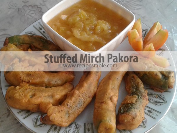 Stuffed Mirch Pakora Recipe