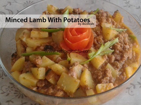 Minced Lamb With Potatoes Recipe