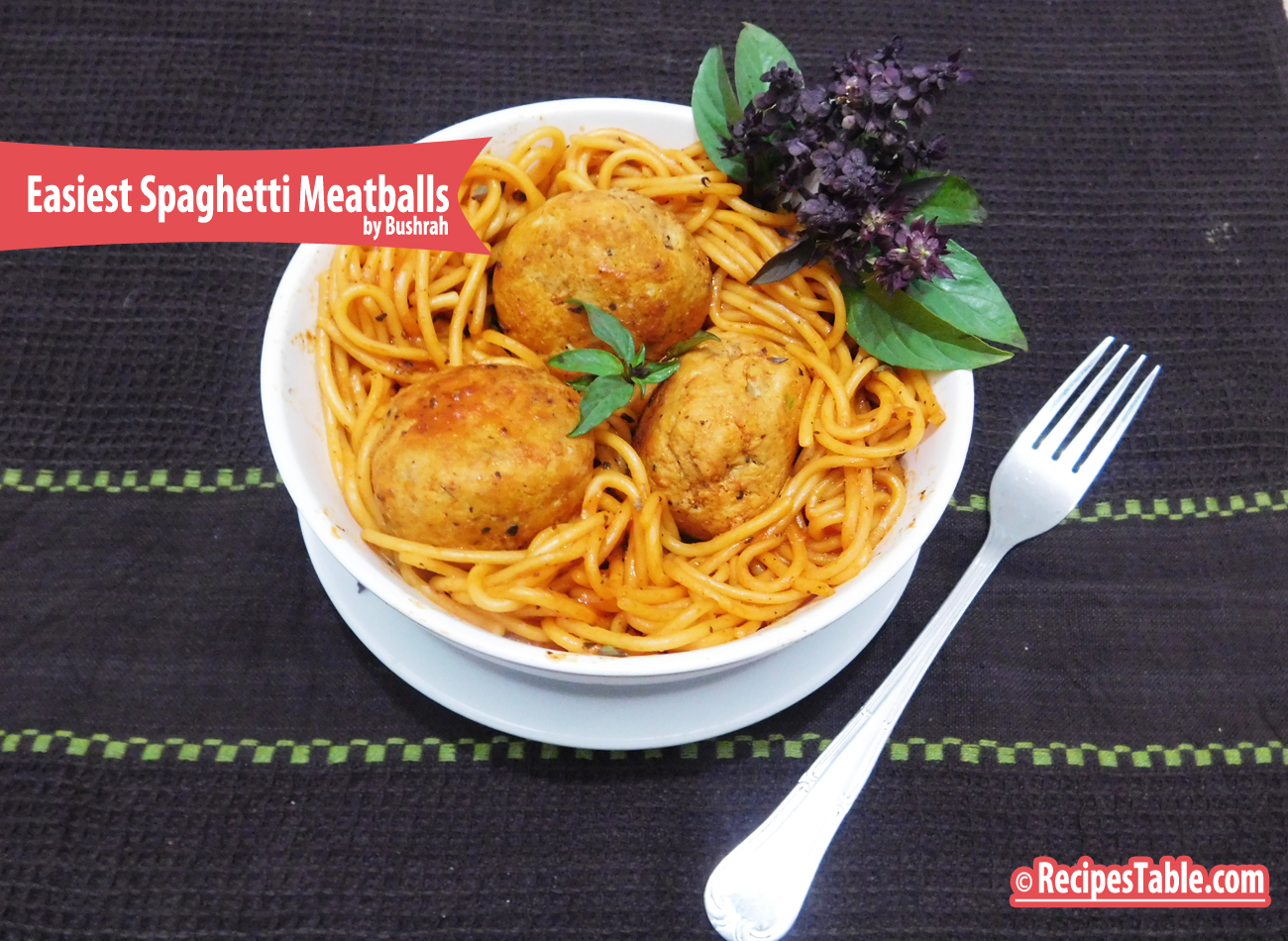The Best and Easiest Spaghetti Meatballs