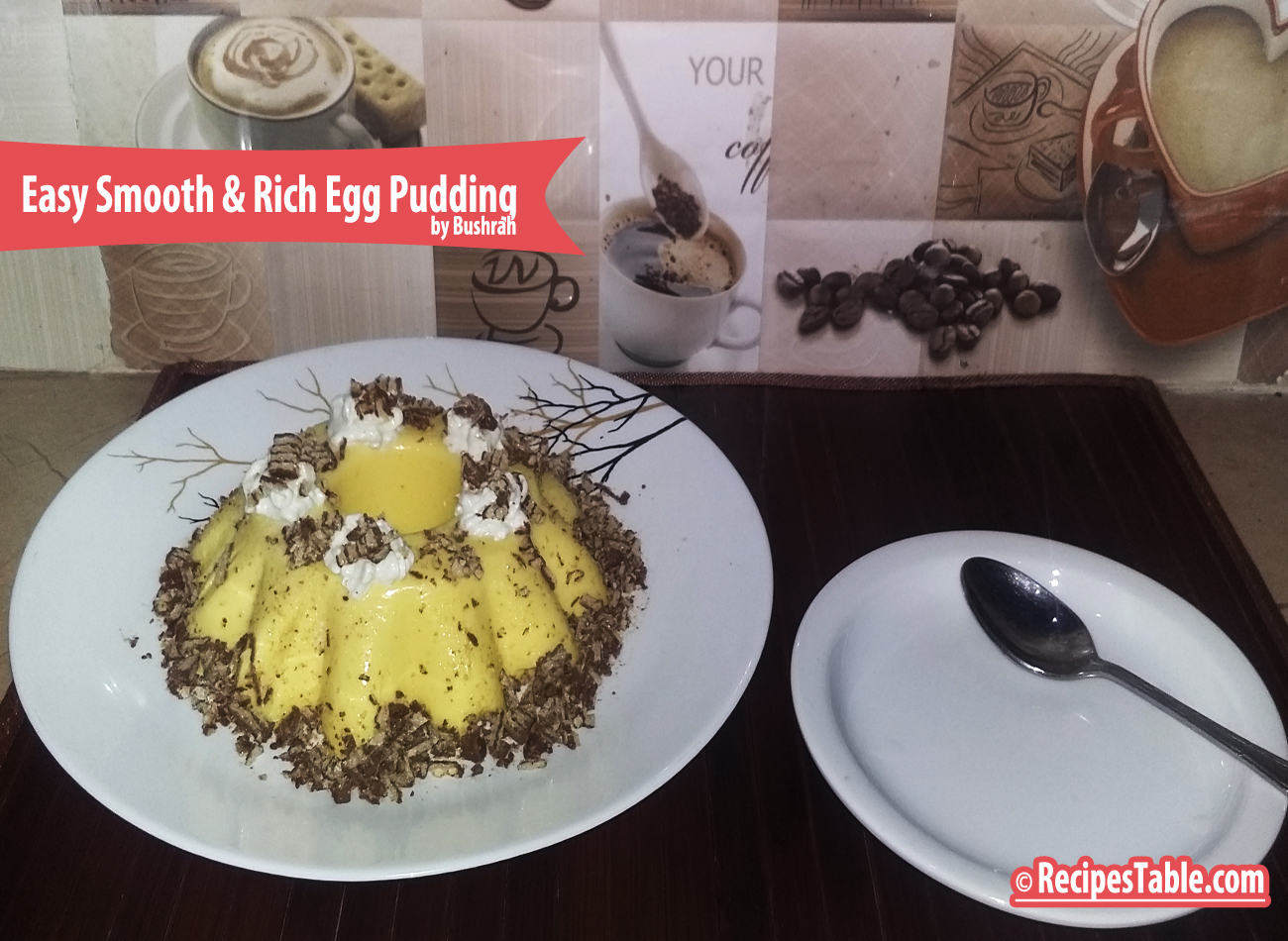 Easy Smooth & Rich Egg Pudding