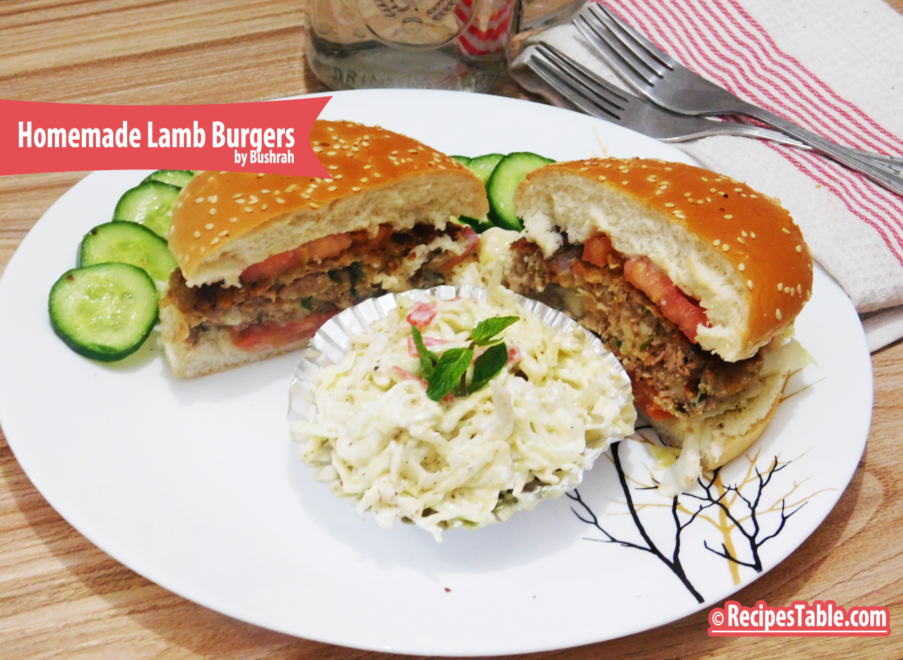 Homemade Lamb Burgers recipe