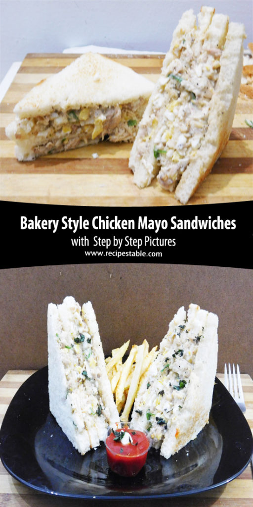 Bakery Style Chicken Mayo Sandwiches Pinterest 