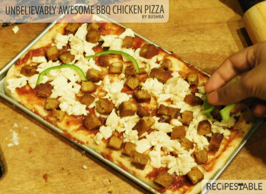 UNBELIEVABLY AWESOME BBQ CHICKEN PIZZA
