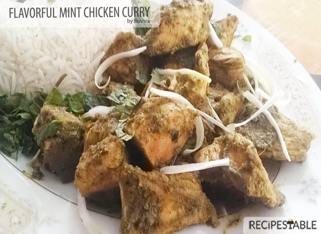 The Flavorful Mint Chicken curry Recipe