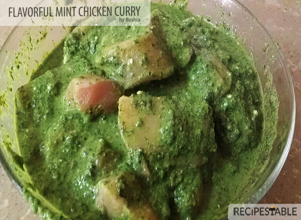 The Flavorful Mint Chicken curry Recipe