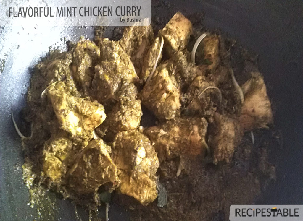 The Flavorful Mint Chicken Curry  Recipe 