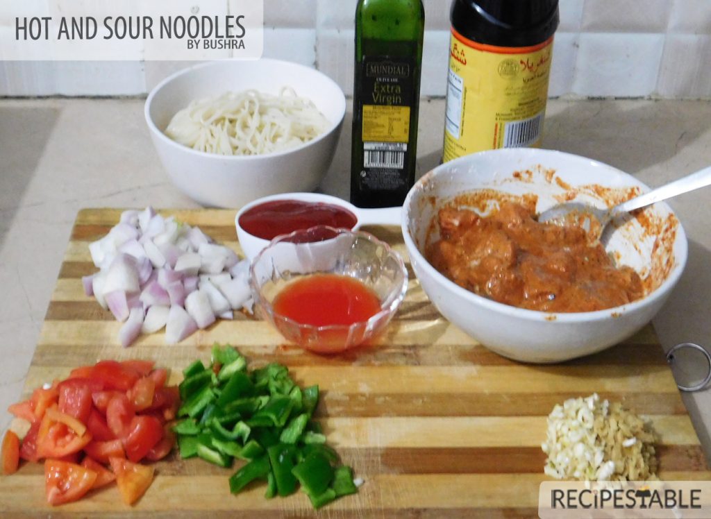 Hot and Sour Noodles Recipe 