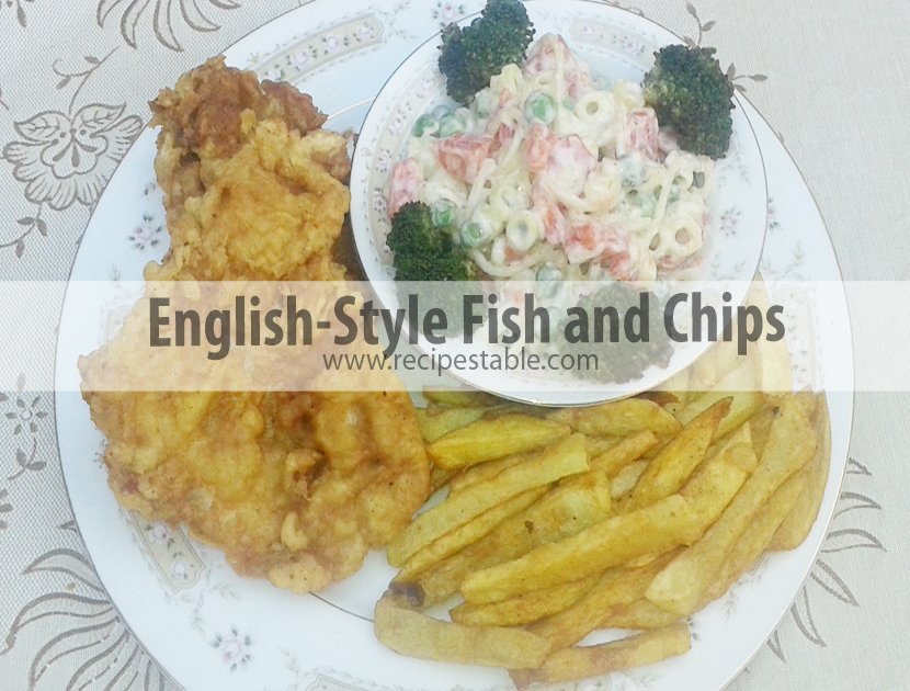 English-Style Fish and Chips