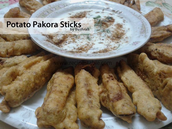 Potato Pakora Sticks Recipe