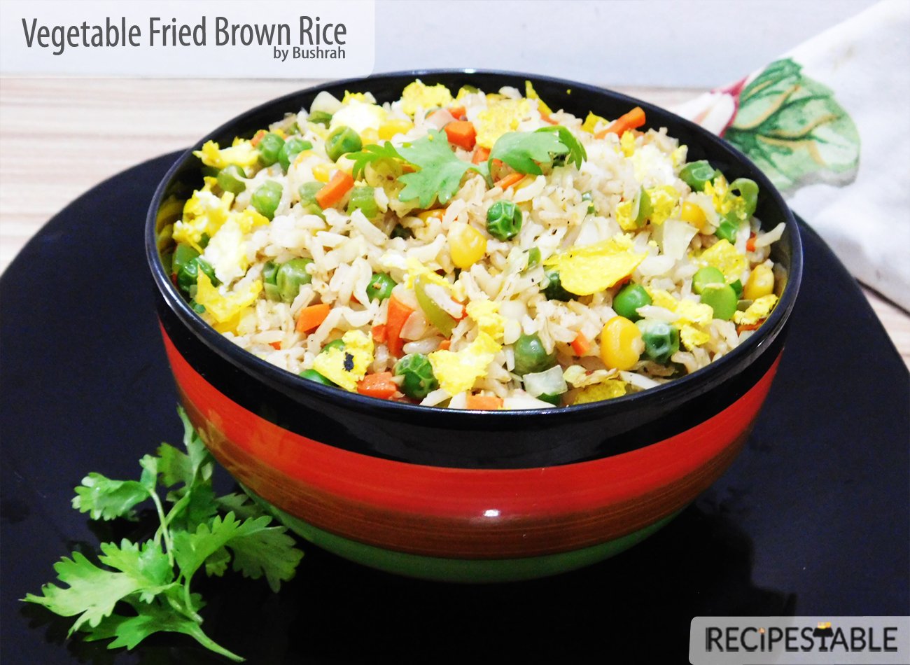 Healthy Vegetable Fried Brown Rice Recipe