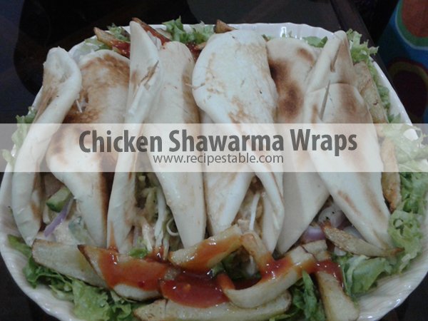 Chicken Shawarma Wraps Recipe