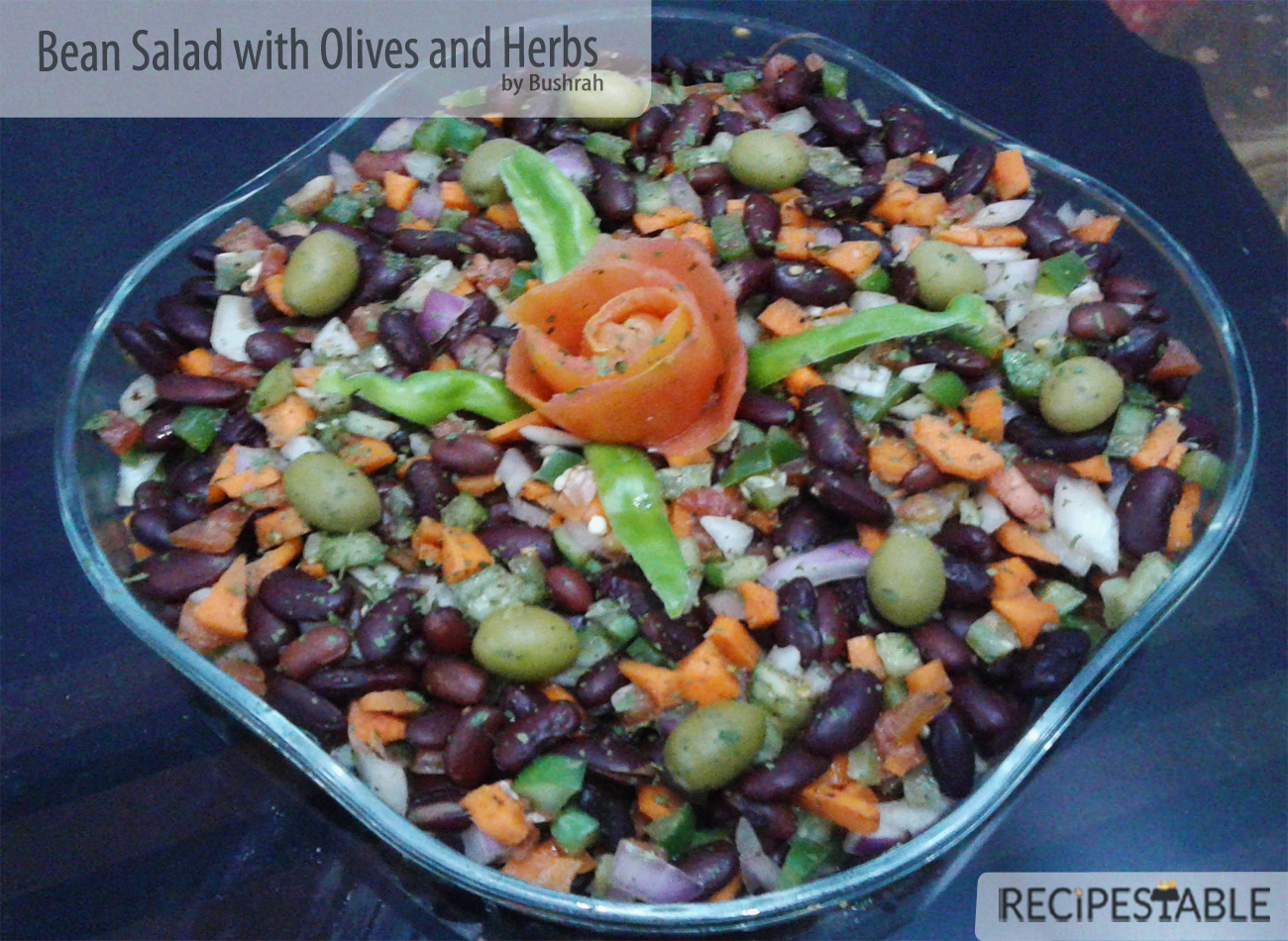Bean Salad with Olives and Herbs Recipe