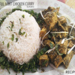 Flavorful Mint Chicken curry recipe