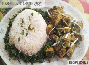 Flavorful Mint Chicken curry recipe