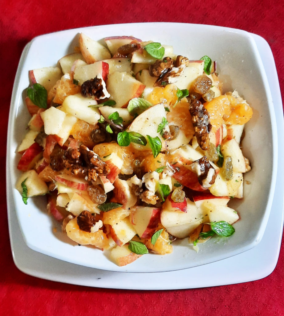 Feel-Good Apple and Orange Salad Recipe