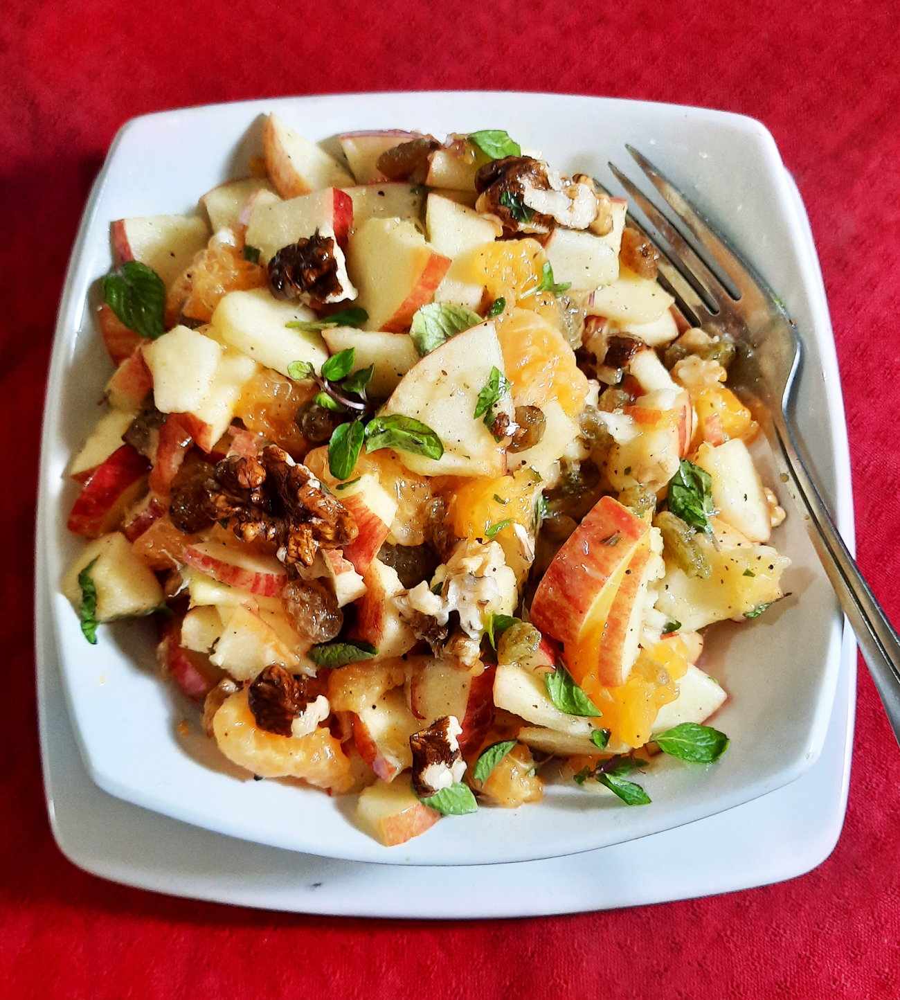Feel-Good Apple and Orange Salad Recipe