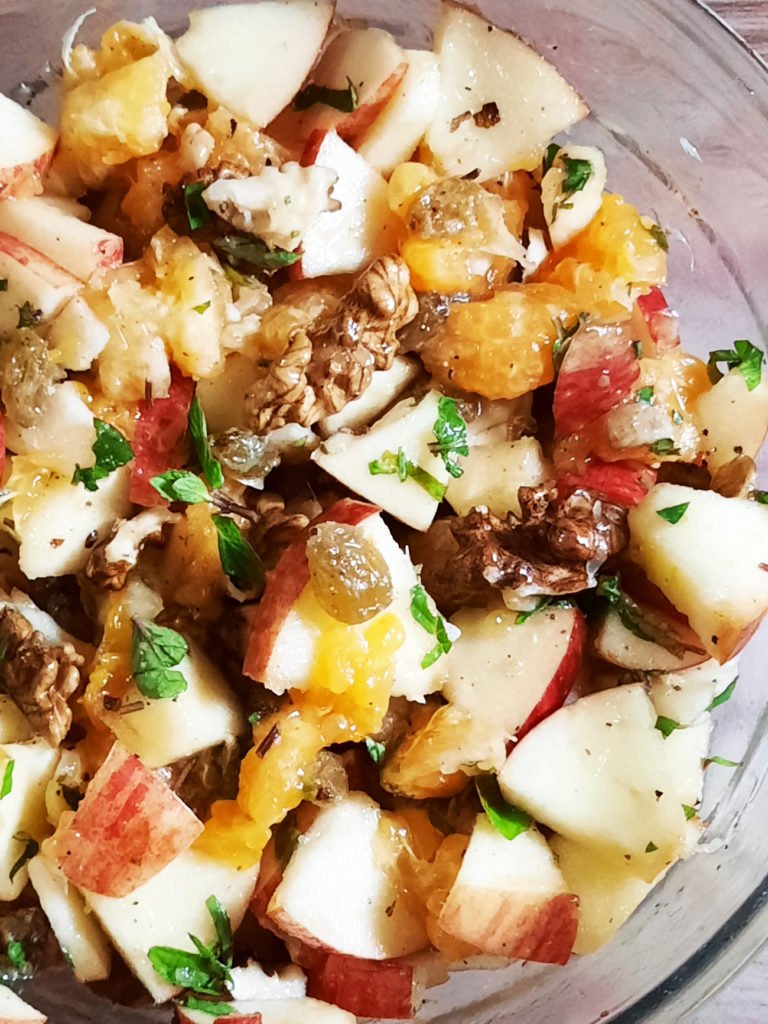 Feel-Good Apple and Orange Salad Recipe