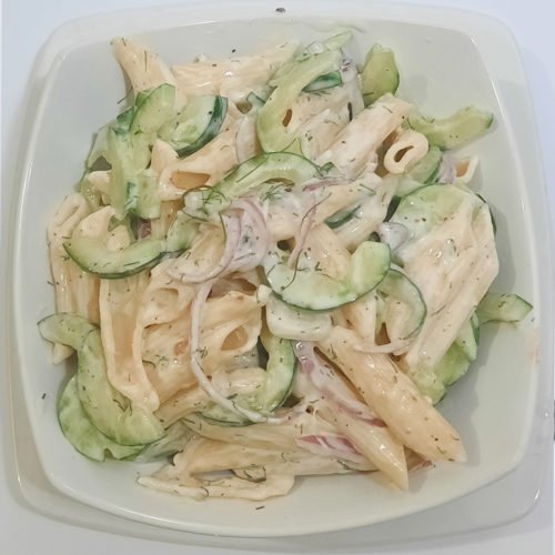 Creamy Cucumber Pasta Salad Recipe Recipestable